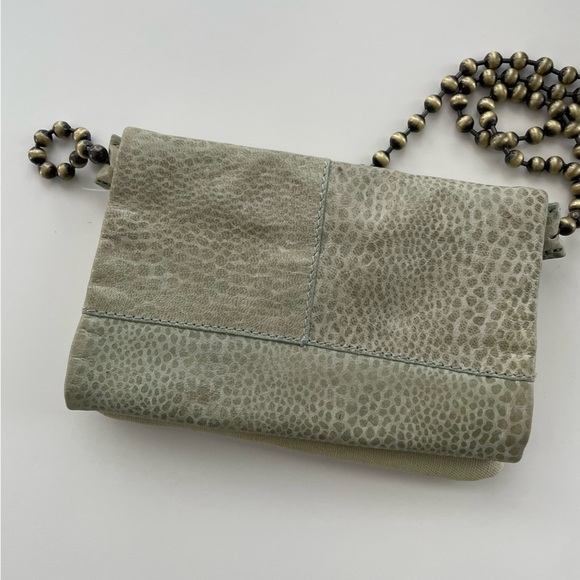 Free People Crossbody Purse Bag Beaded Strap Boho Bohemian Green - Picture 4 of 10